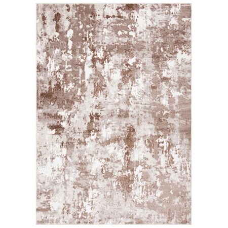 Safavieh 4 ft. 5 in. x 6 ft. 5 in. Skyler 500 Contemporary Rectangle Power Loomed Rug - Gray & Brown SKY562B-4